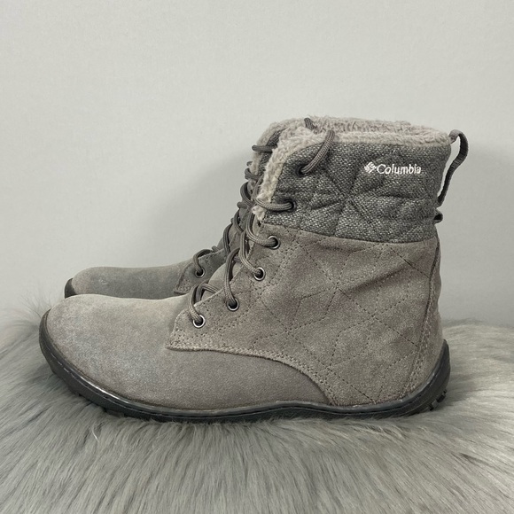 Columbia Shoes - Columbia Powder Summit Wool Women Gray Waterproof Boots